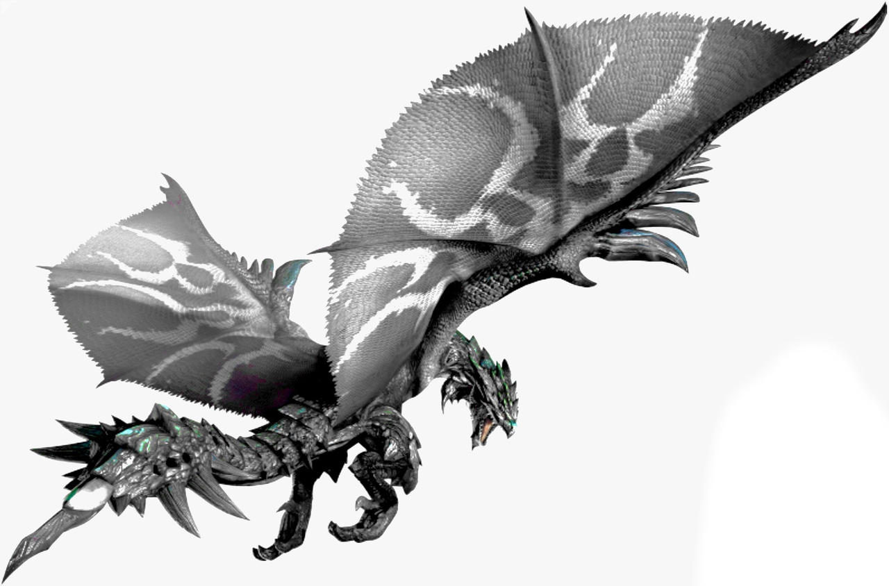Silver Dreadking Rathalos by DeviantCoven on DeviantArt