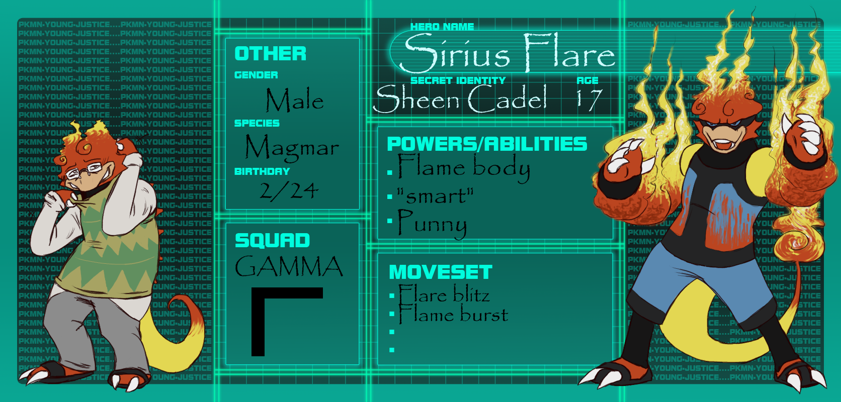 Sheen Cadel a.k.a Sirius Flare