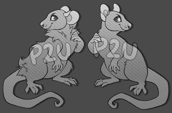 Mouse Rat Base P2U Rat Base - $2 by sundustboy on DeviantArt