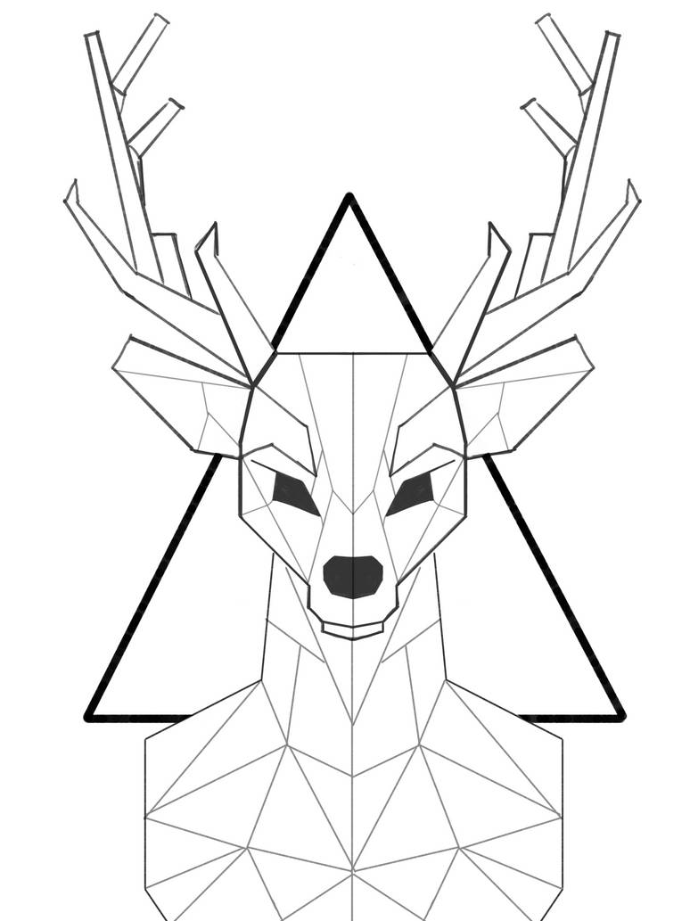 Polygraph Creatures Deer Polygraph by fyluffy on DeviantArt