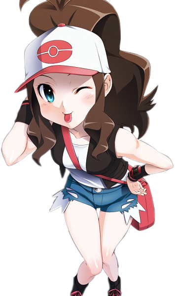 Touko/Hilda/White Pokemon Black and white render 3