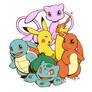 Starters, Pika and Mew