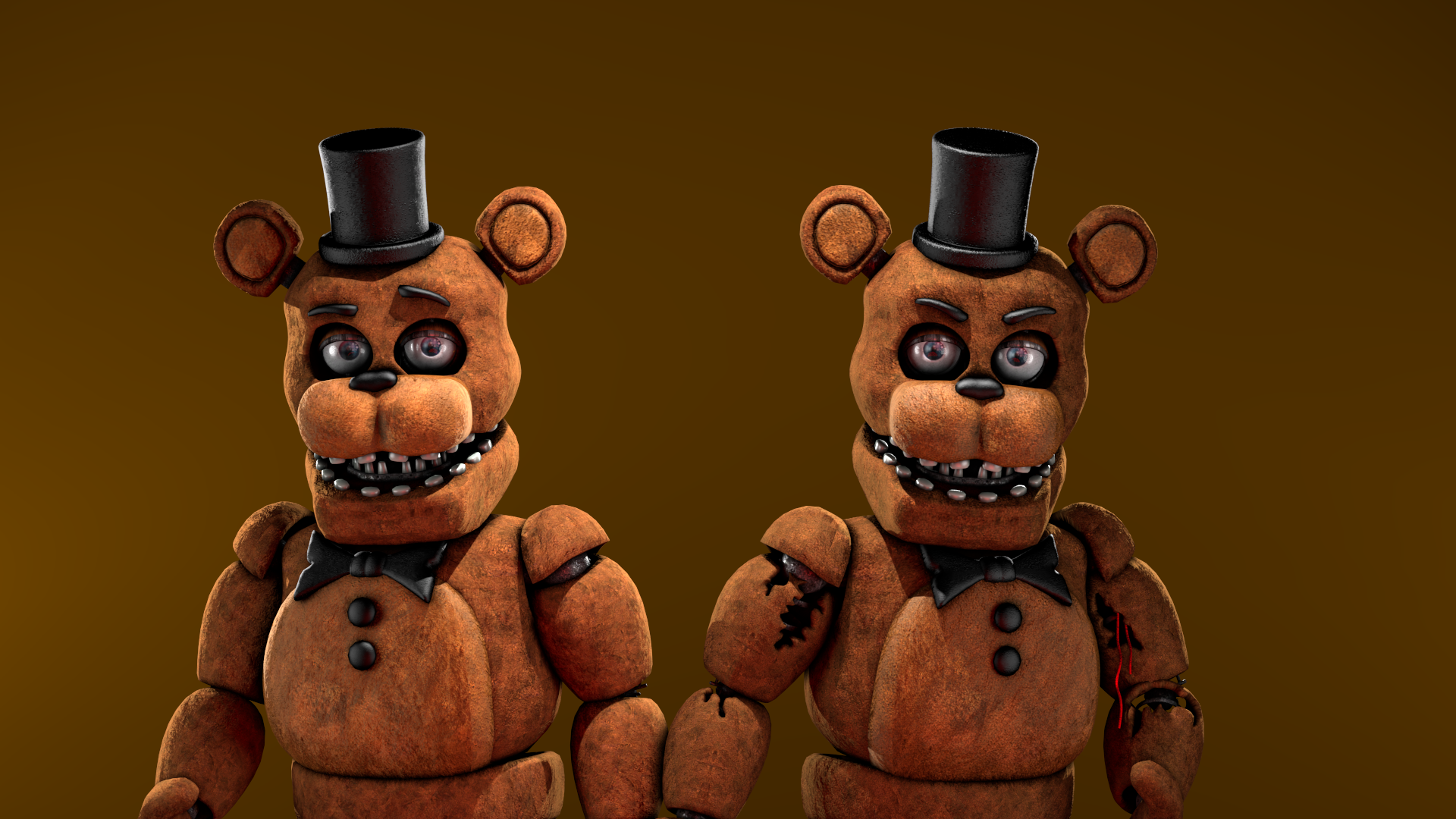 [FNAF SFM] WFreddy V2 and UNWFreddy by Trawert