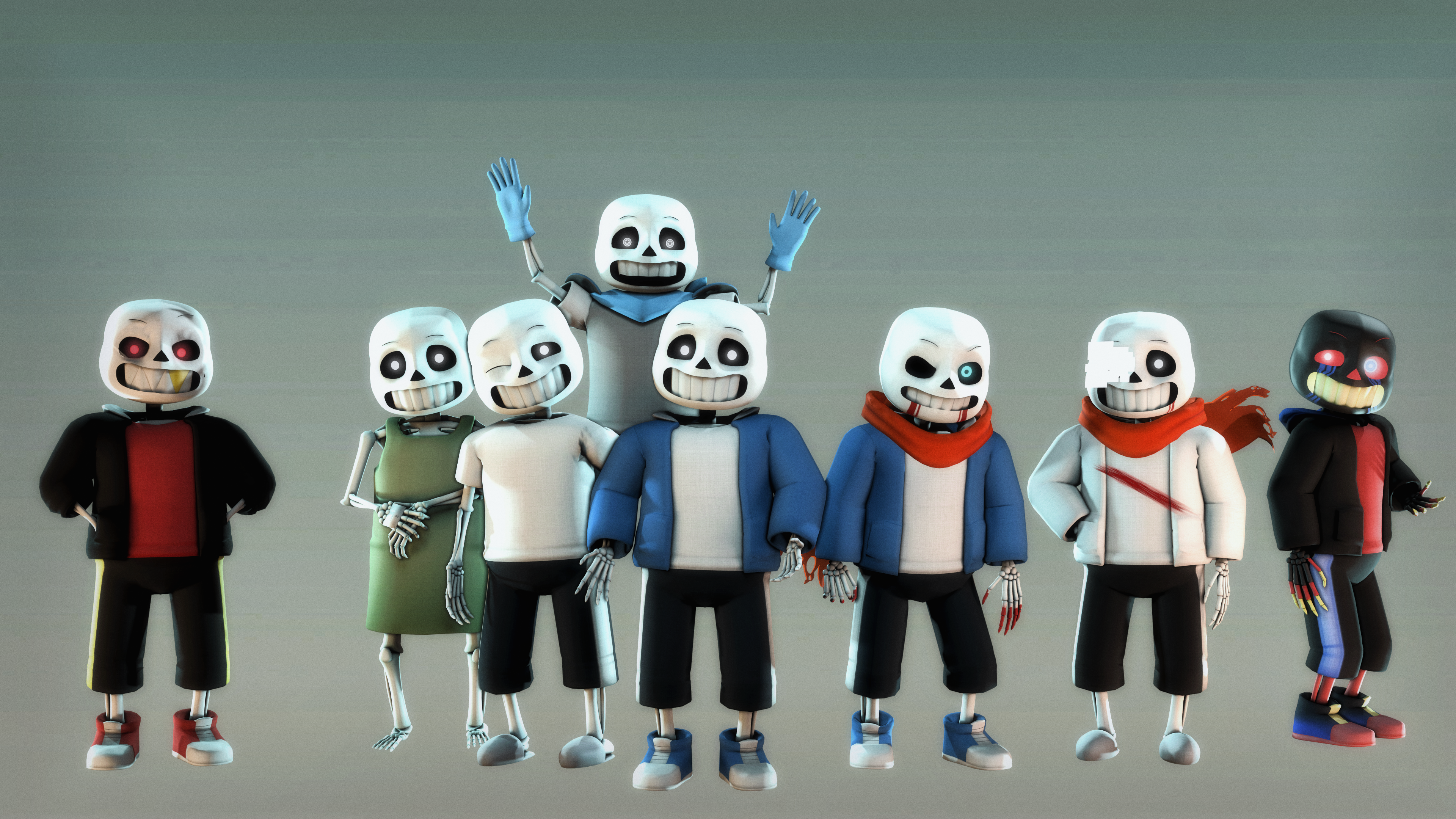 [SFM] Sans and AU vers