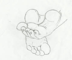 Feet Pencil art #3