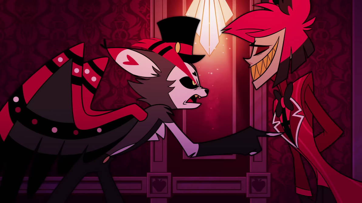 Hazbin Hotel Husk and Alastor by ArtB0mB on DeviantArt