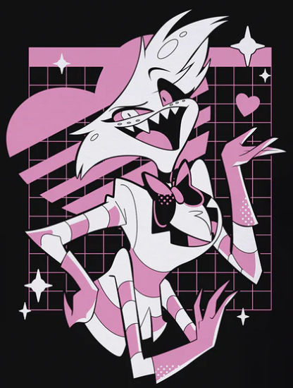 Hazbin Hotel Angel-Dust Grid Design by ArtB0mB on DeviantArt
