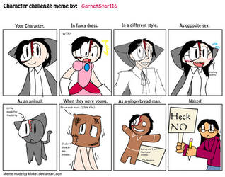 Character Challenge meme: The Cartoony Phantom