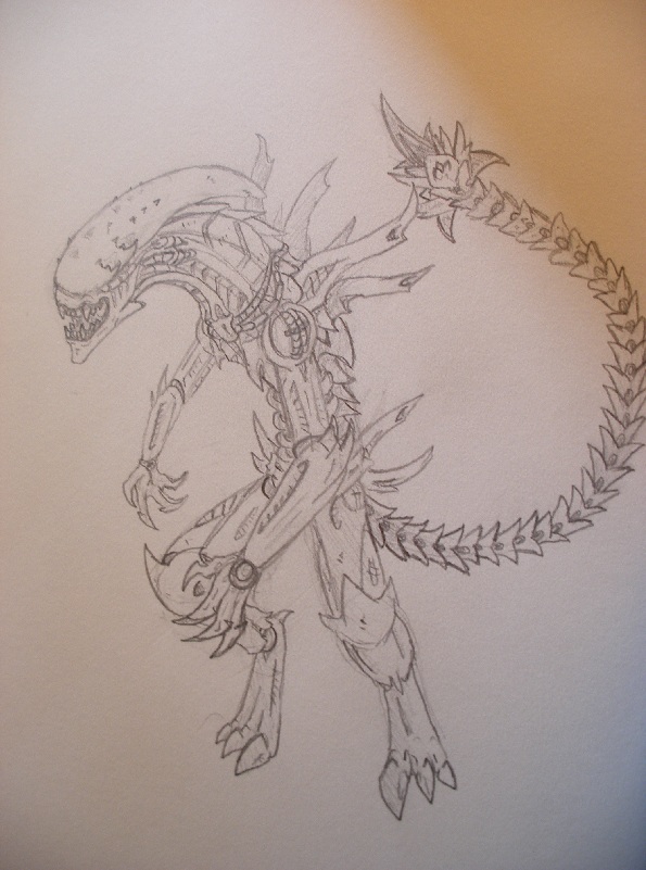 xenomorph sketch