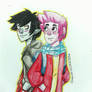 Marshall lee x princes Gumball