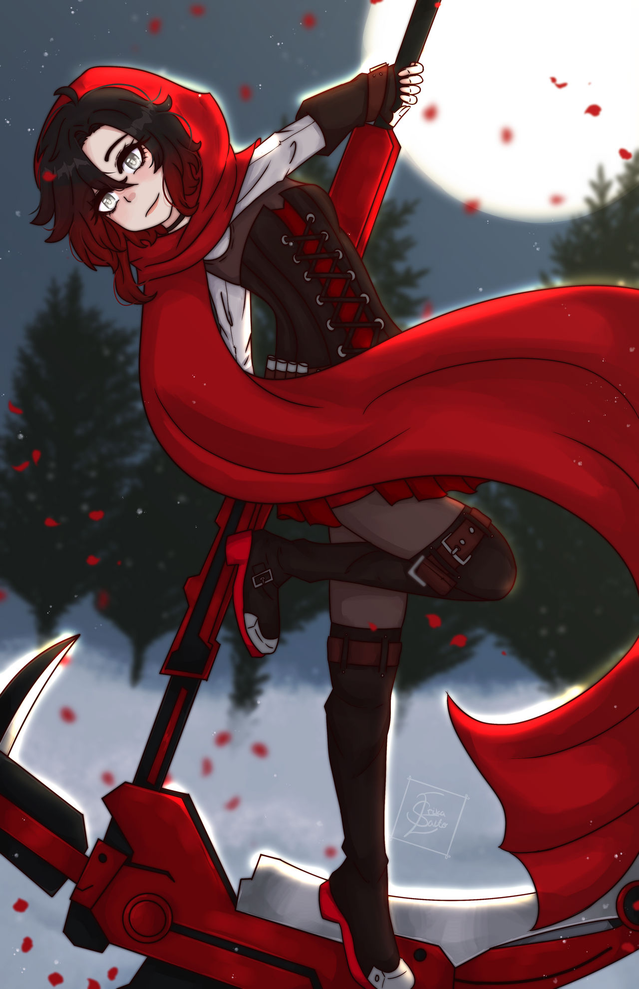 Ruby Roses Rwby RWBY: Ruby Rose by Riikadae on DeviantArt