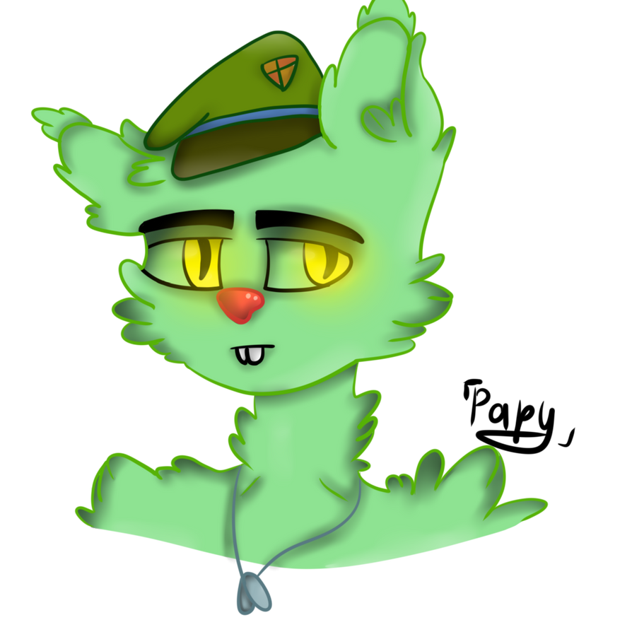 HTF:Flippy by papyrosaaa on DeviantArt