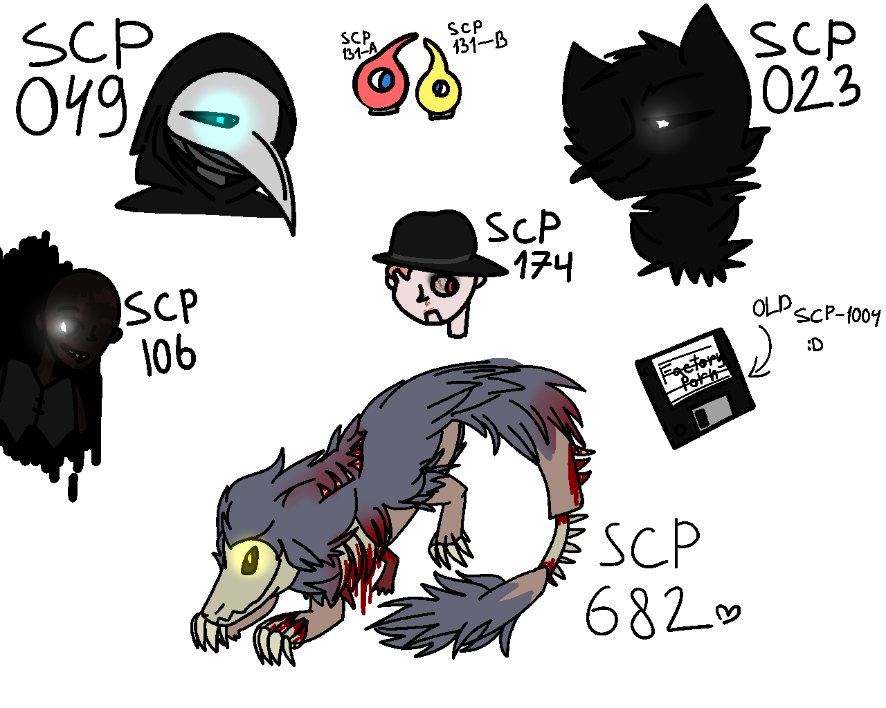 Scp by papyrosaaa on DeviantArt