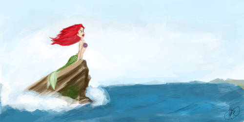 Little Mermaid Speed Painting