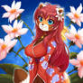 Khloe Red Panda - Kimono Robe