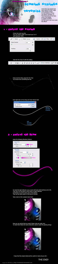 Glowing Strings Tutorial