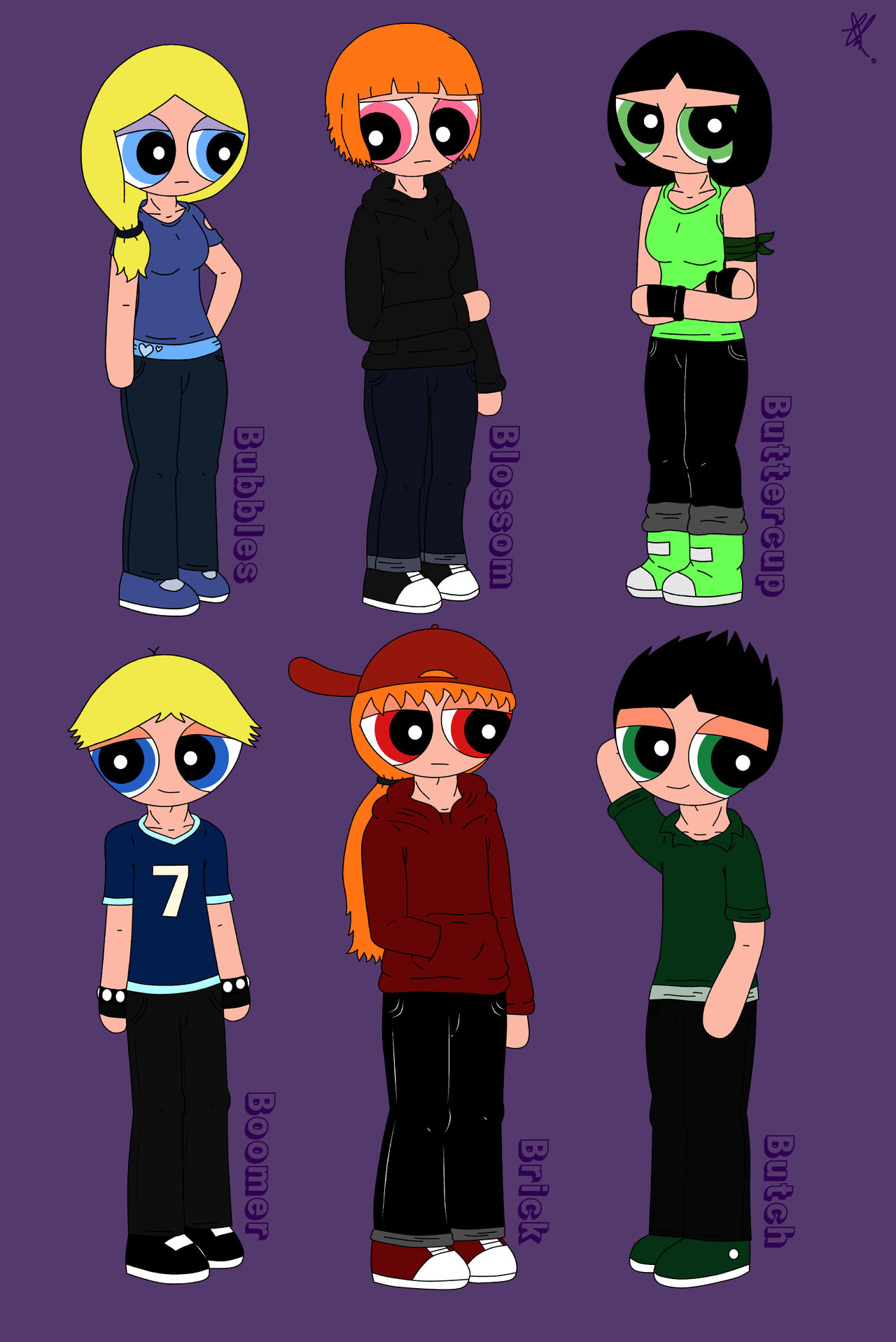 PPG and RRB Adults by christihellen24 on DeviantArt