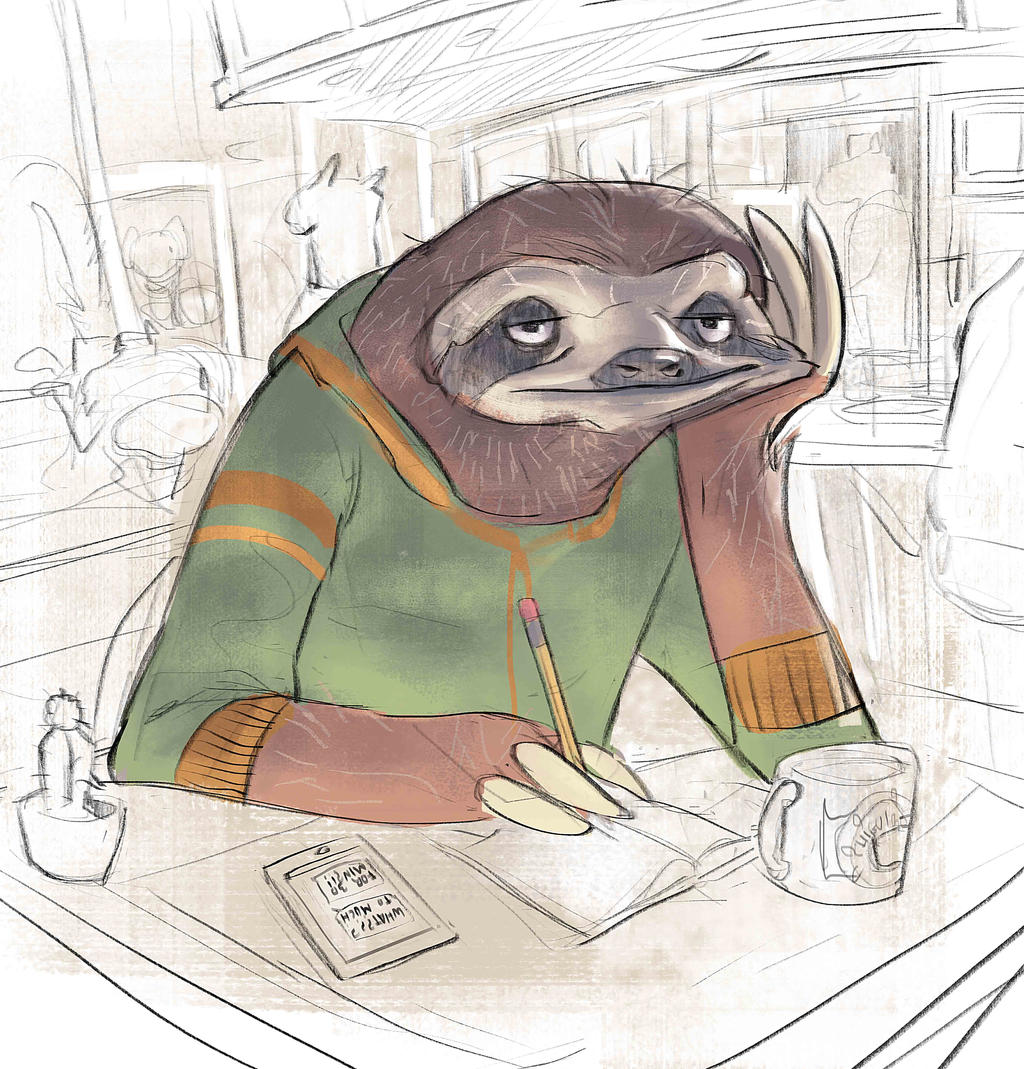 Fast Sloth by Ramonn90 on DeviantArt