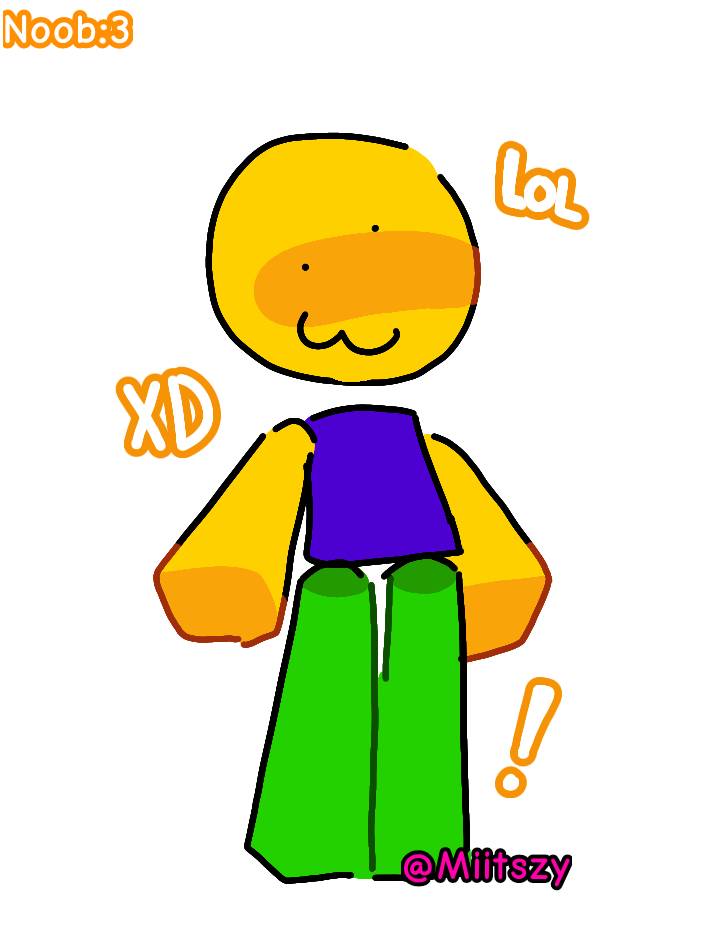 Roblox noob drawing lol - Imgflip