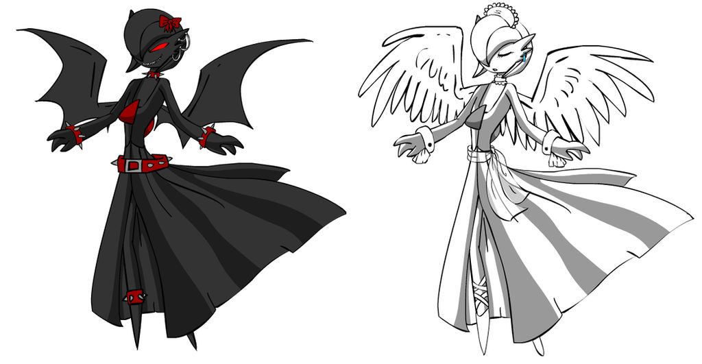 Angel and Demon Gardevoir Adoptables