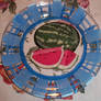 10in Watermelon Plate WIP