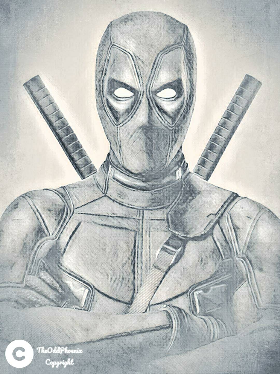 Deadpool pose by theoddphoenix on DeviantArt