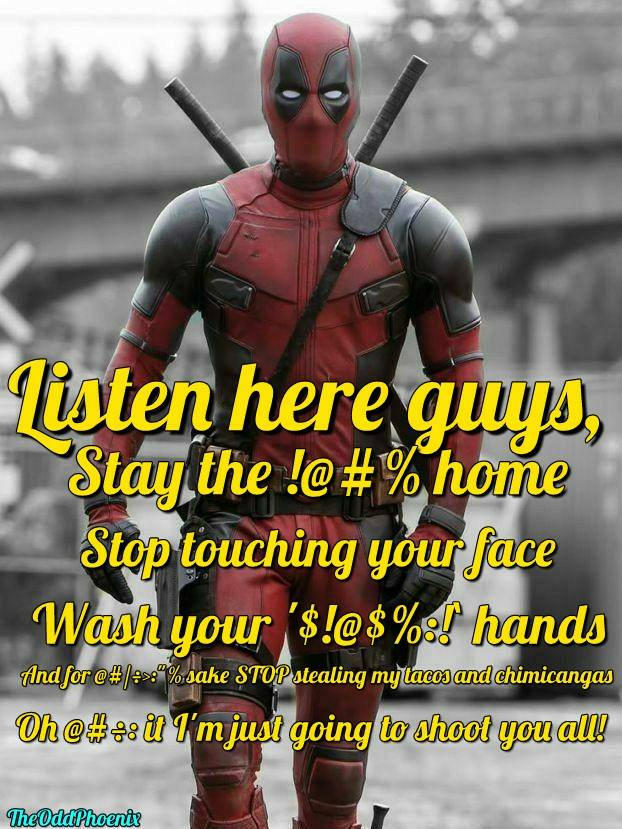 Deadpool message by theoddphoenix on DeviantArt