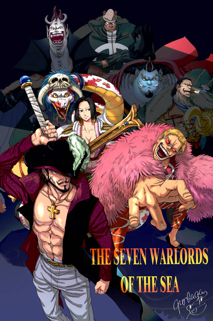 ONE PIECE The Seven Warlords of the Sea fanart by baqameansfrog on