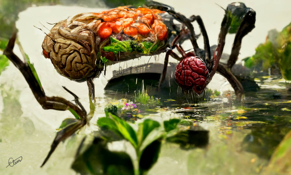 Spider Brain by eliasatto on DeviantArt