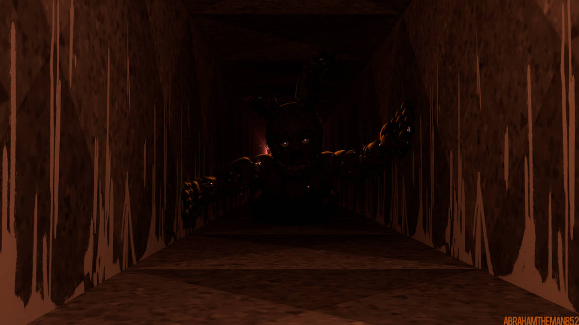 Sneaky Spring Lab Sneaky Springtrap by Abrahamtheman852 on DeviantArt