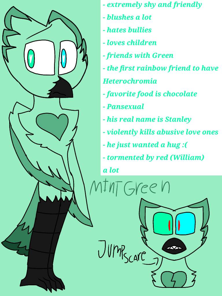 Green (Rainbow Friends) by WolfeyTheWolf2018 on DeviantArt