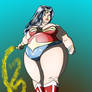 Fan art fat Wonder Woman