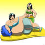 Fan art Aladdin fat Princess Jasmine