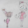 Anthro Hello Kitty and mouse