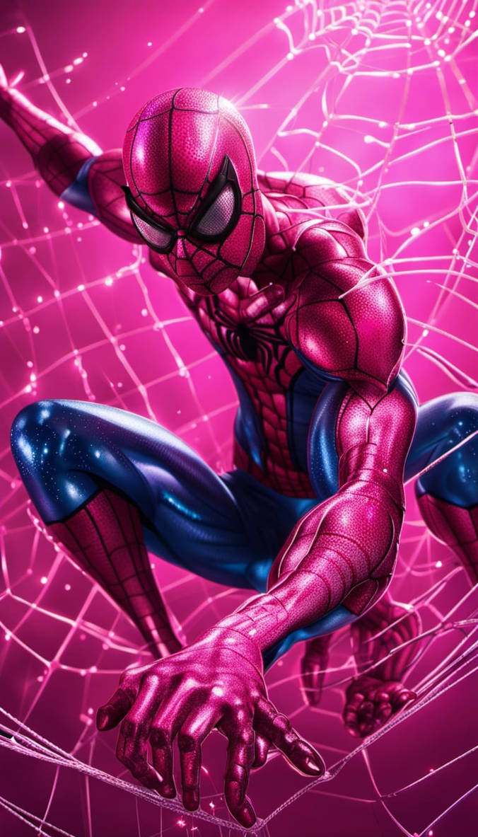 Pink Spider Rider Pink Spidey by artofdeimos on DeviantArt
