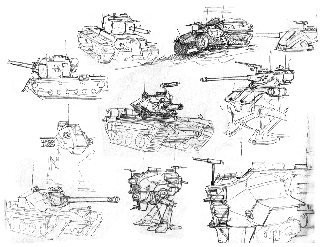 Tank sketches