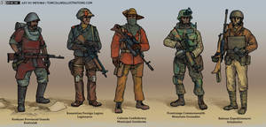 Human Militaries in the New World Continent