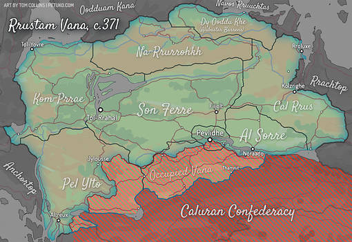 Regional Map - Rrustam Vana