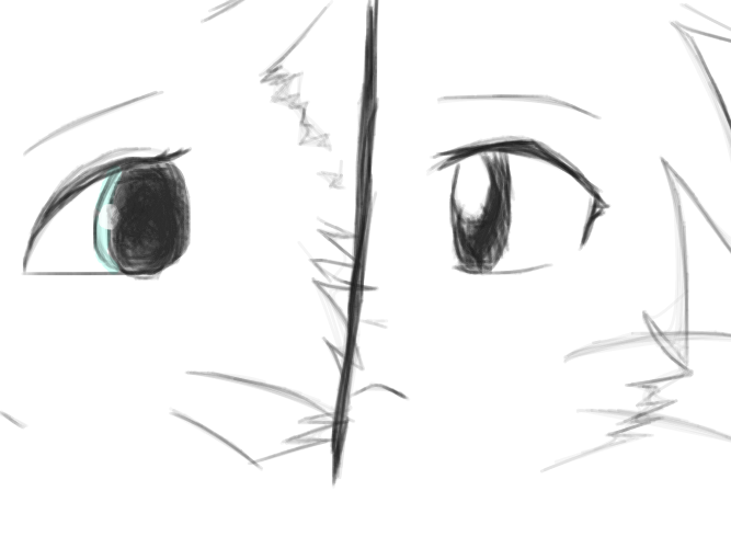 eye practice doodle thing