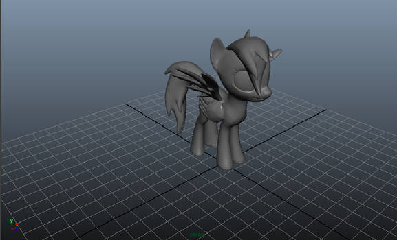 Rainbow Dash Maya Model