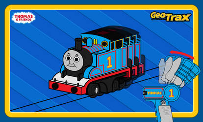 Thomas Siendo Controlado por su control geotrax