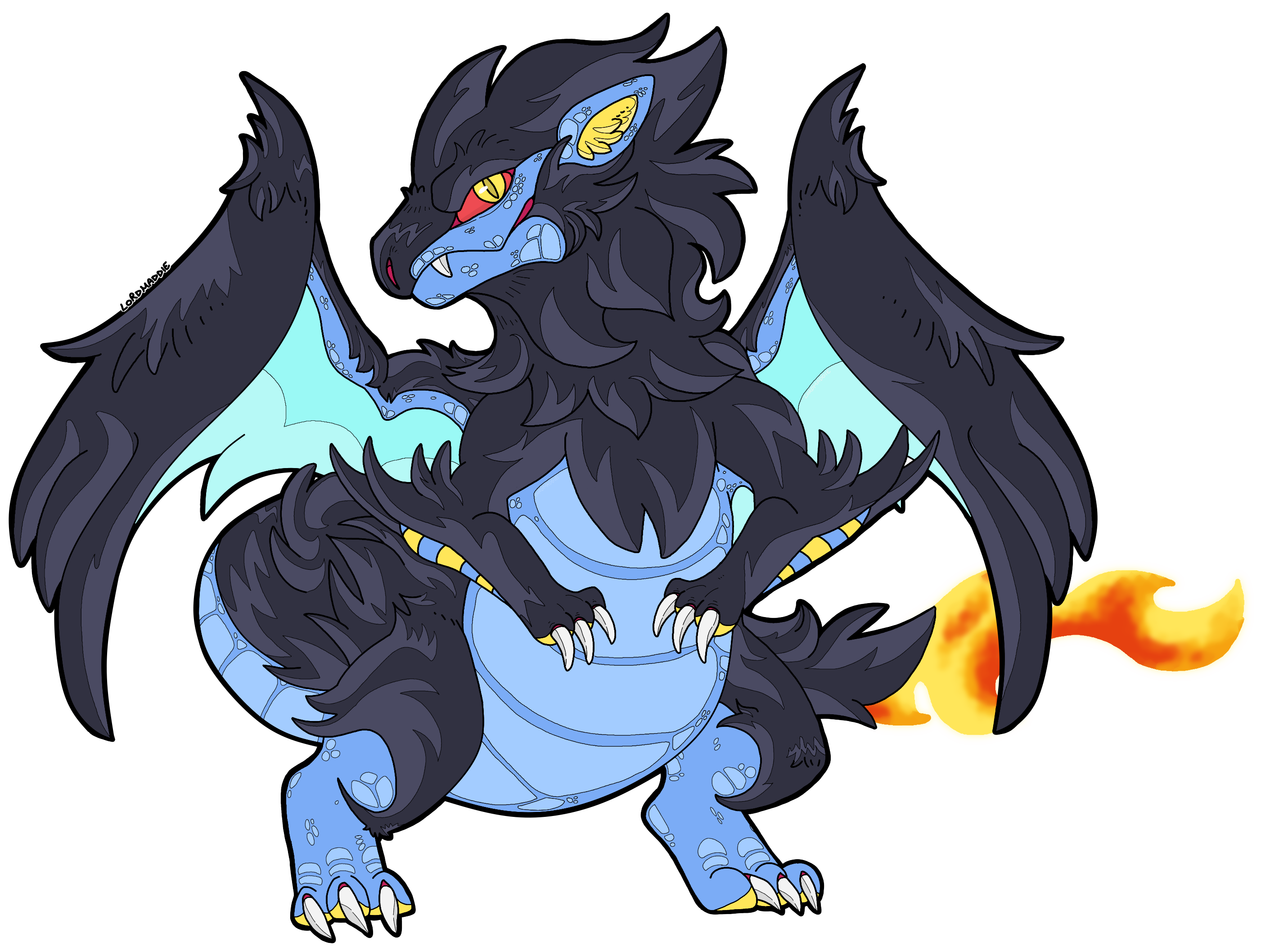 006 Shiny Mega Charizard Y by DasRuedi on DeviantArt