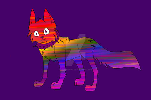 Rare Rainbow Arctic Wolf Animaljam