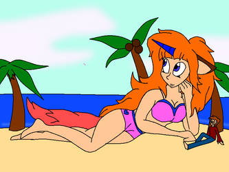 Elora the Queen of the Beach by Jessykosis