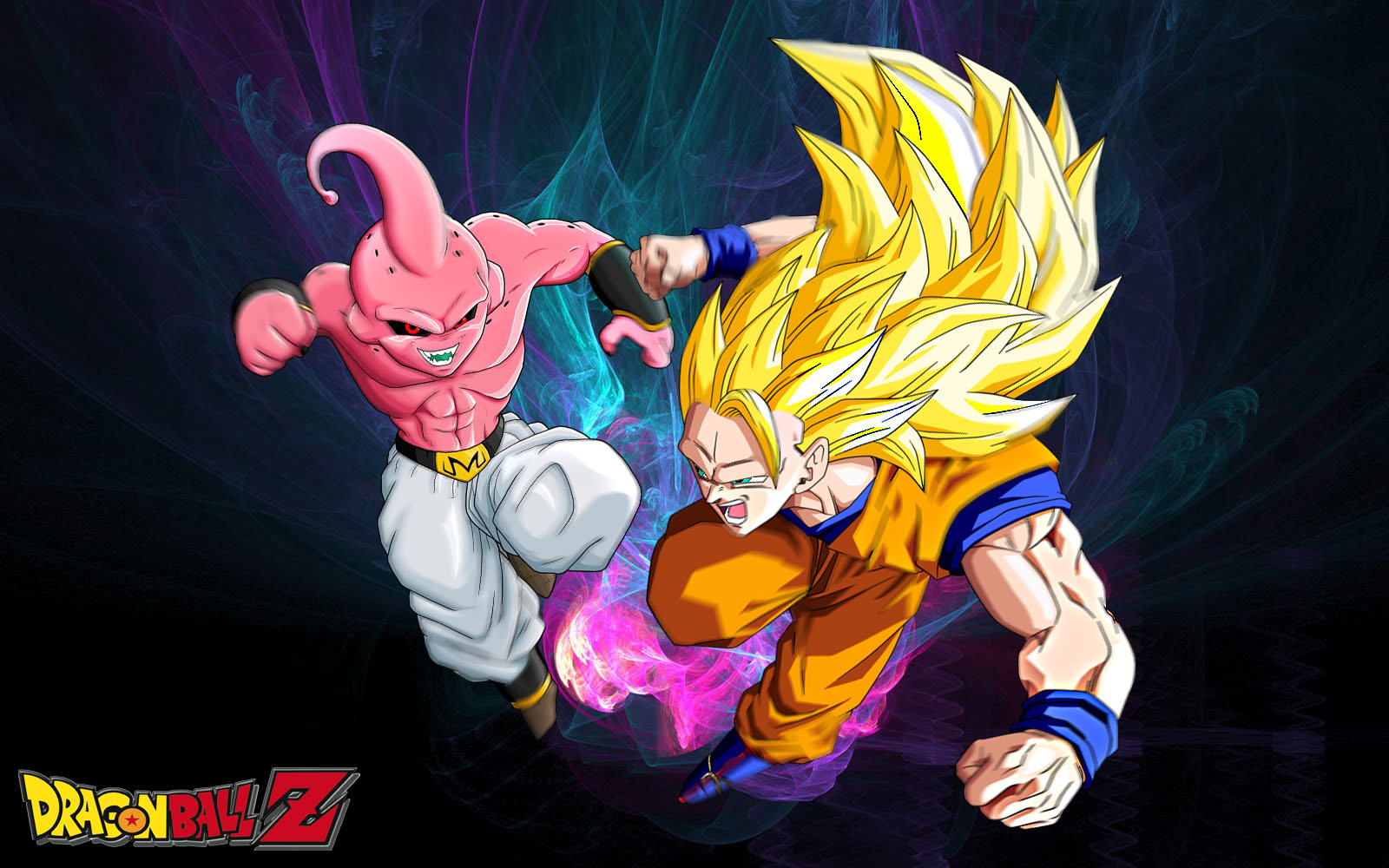 Goku Super Sayajin 3 vs Majinbuu Parte 2 #majinbuu #dragonballgt