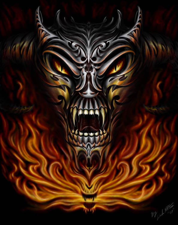 Tribal Fire Demon