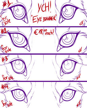 Eye Banner YCHs: FOR SALE: OPEN