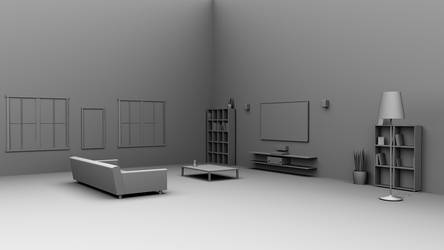 Ambient occlusion render