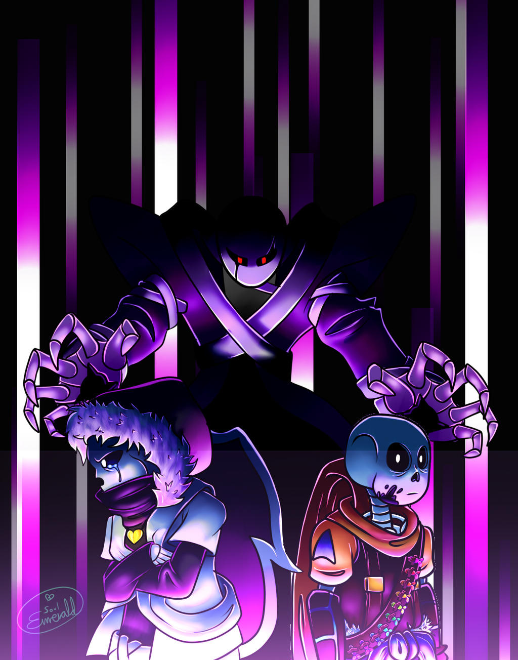 Underverse fanart - something hidden by emerald-soul on DeviantArt