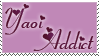 Yaoi Addict Stamp